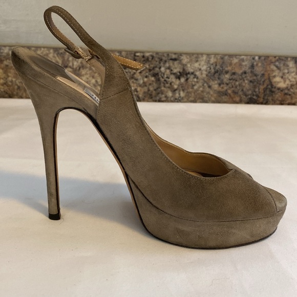 Jimmy Choo sling back peep toe heels size 36 - Picture 4 of 16